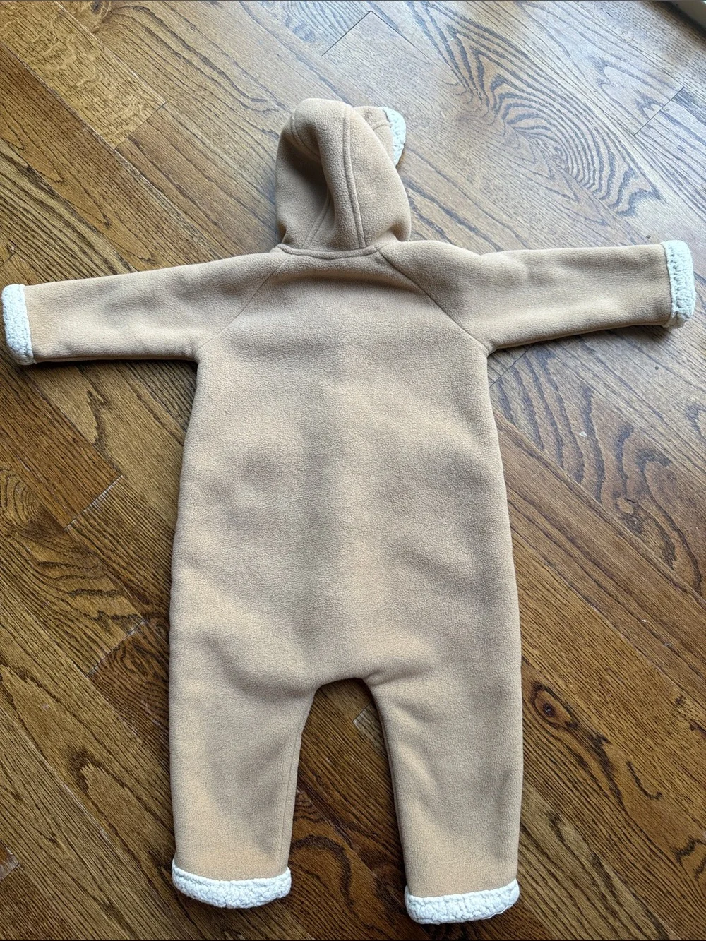 BABY GAP 🧸Cozy Tan Sherpa-Lined Baby One-Piece